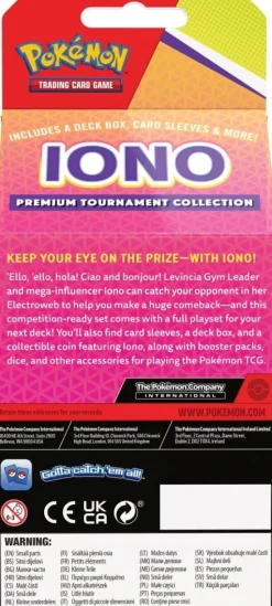 Pokemon Pokémon TCG Iono Premium Tournament Collection Online