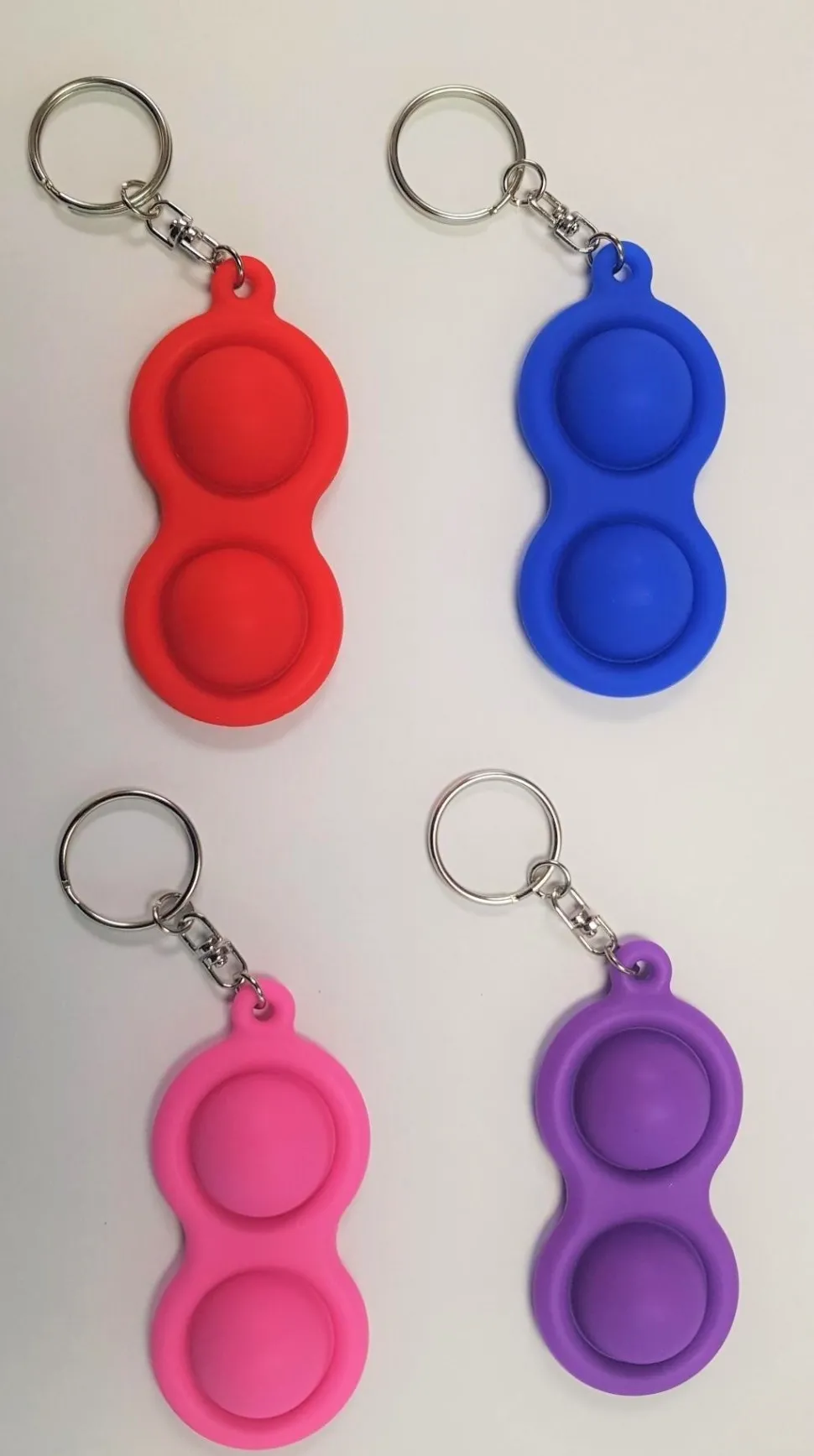 Toyworld NZ POPIT FIDGET TOY KEYRING CIRCLE PODS ASSORTED COLOURS Hot
