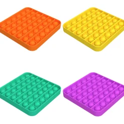 Toyworld NZ POPIT FIDGET TOY SQUARE ASSORTED COLOURS Discount