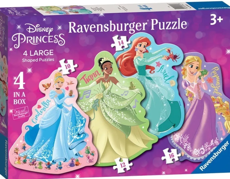 Ravensburger Disney Princess 4 Shaped In A Box Sale