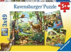 Ravensburger Forest Zoo & Pets 3x49 Piece New