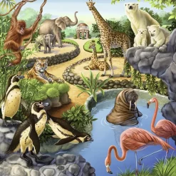Ravensburger Forest Zoo & Pets 3x49 Piece New