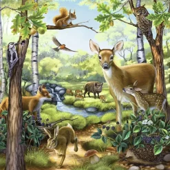 Ravensburger Forest Zoo & Pets 3x49 Piece New