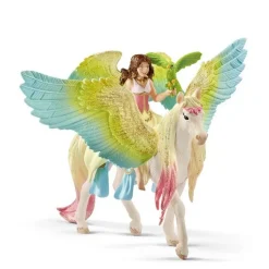 Schleich Bayala Fairy Surah With Glitter Pegasus Discount