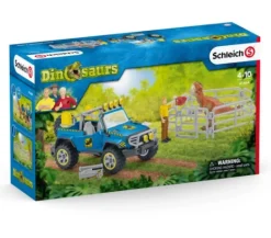 Schleich Dinosaurs Off-Road Vehicle With Dino Outpost Fashion