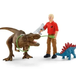 Schleich Dinosaurs Tyrannosaurus Rex Attack Set Flash Sale