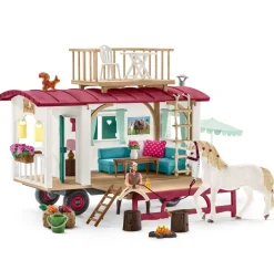 Schleich Horse Club Caravan For Secret Club Meetings Set Cheap
