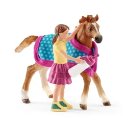 Schleich Horse Club Foal With Blanket Set Online