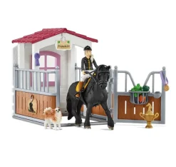 Schleich Horse Club Horse Stall With Tori & Princess Set Shop