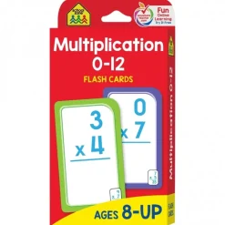 School Zone Flash Cards Multiplication 0-12 Shop