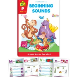 School Zone Get Ready Beginning Sounds Workbook Cheap