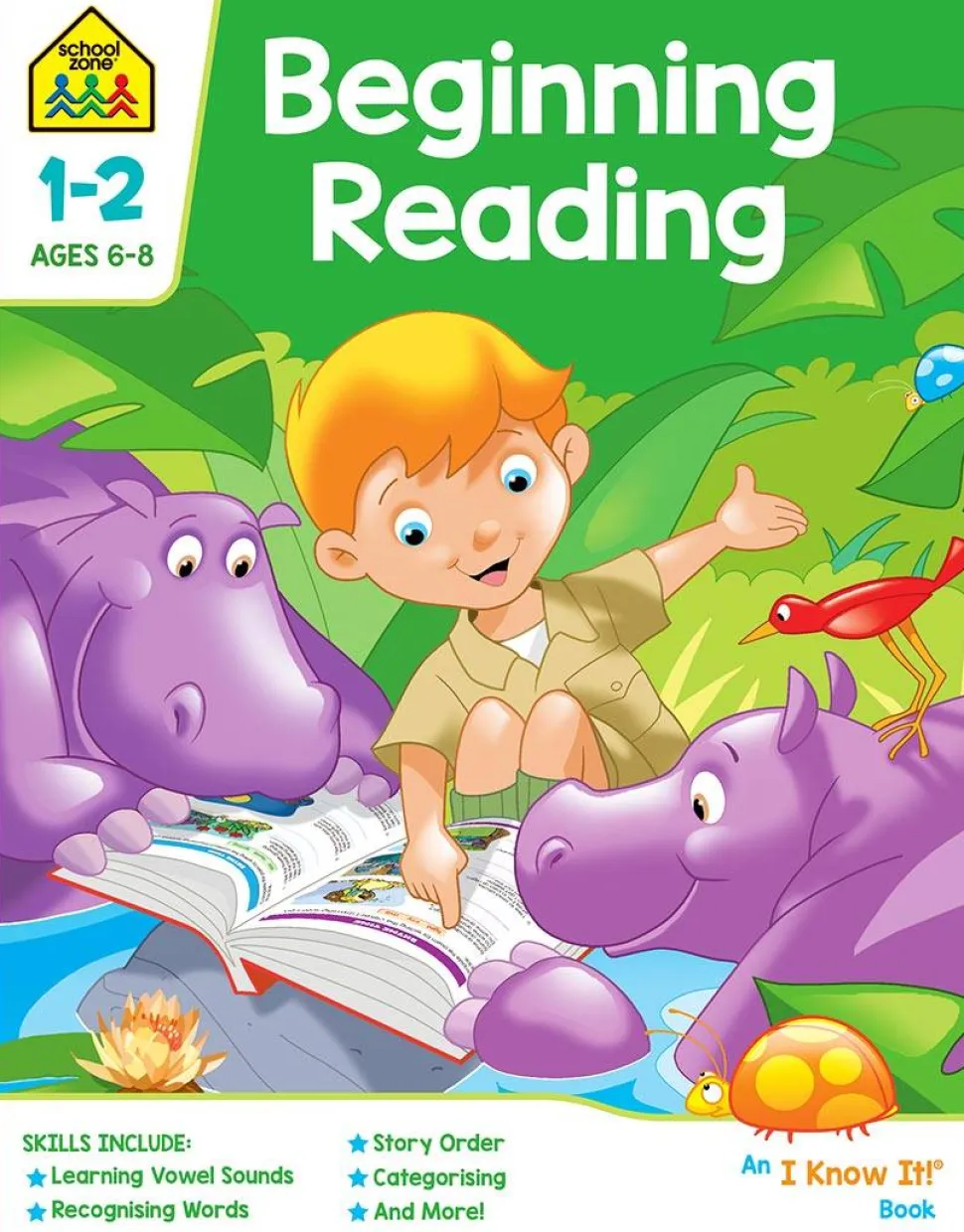 School Zone I Know It Beginning Reading Workbook Hot