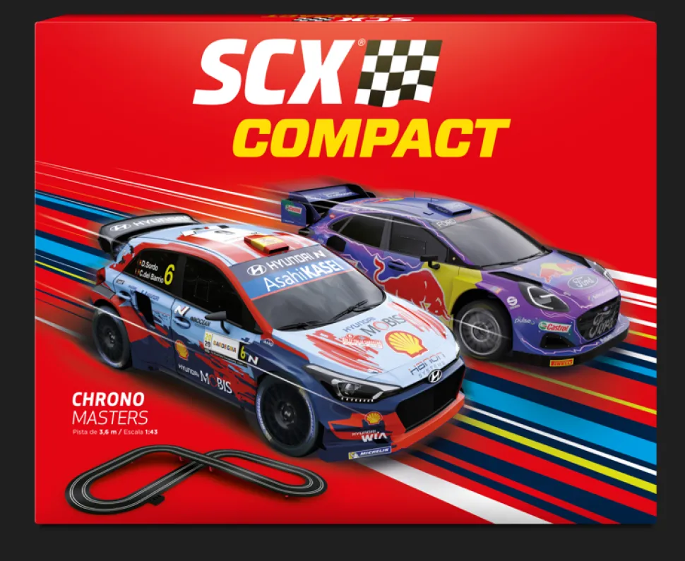 Toyworld NZ SCX Chrono Masters Slot Car Set Flash Sale