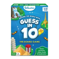 Skillmatics Guess In 10 Around The World Board Game Flash Sale