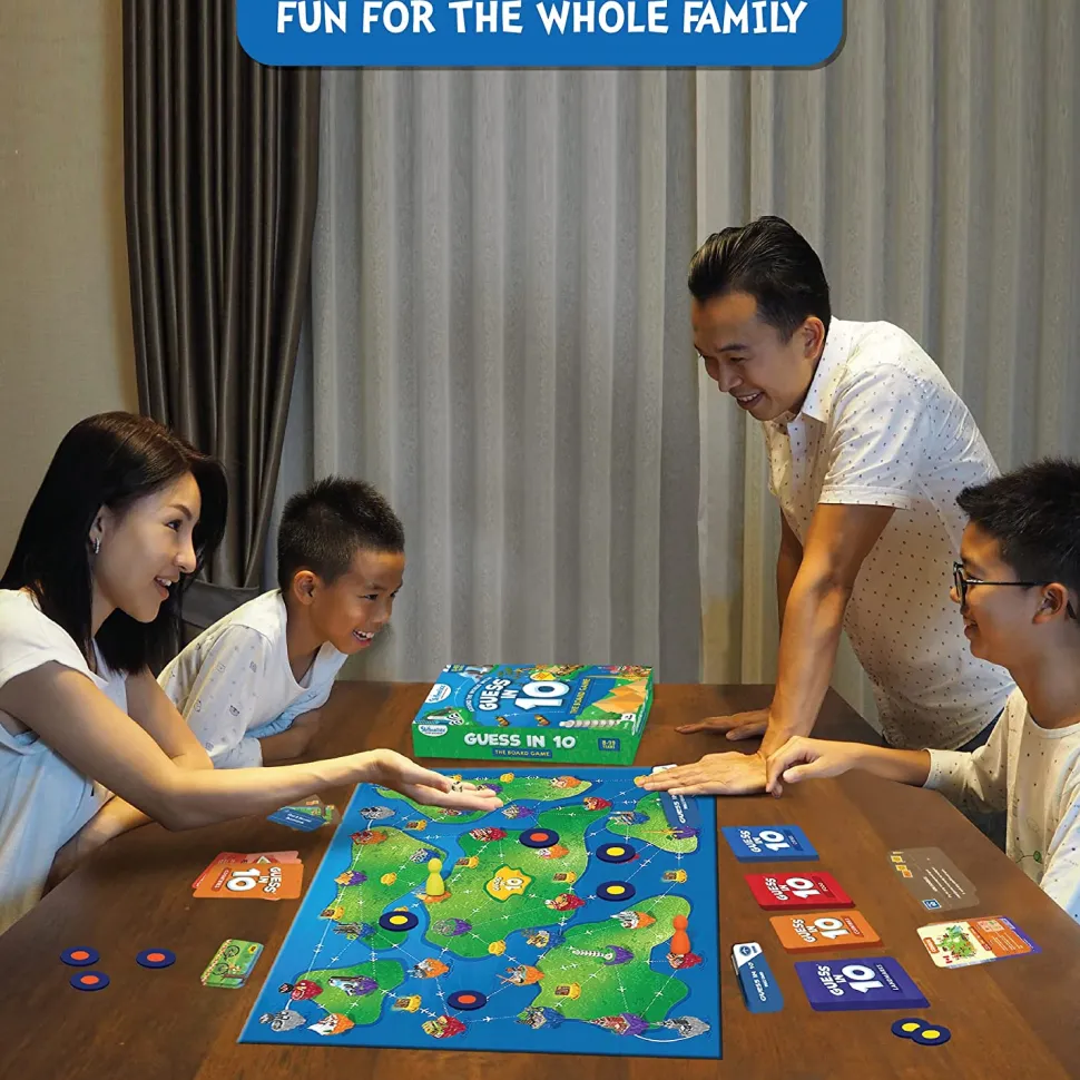 Skillmatics Guess In 10 Around The World Board Game Flash Sale