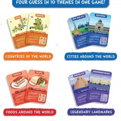 Skillmatics Guess In 10 Around The World Board Game Flash Sale