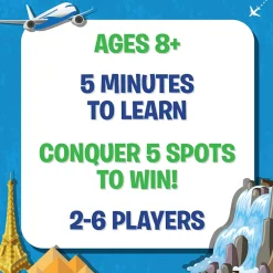 Skillmatics Guess In 10 Around The World Board Game Flash Sale