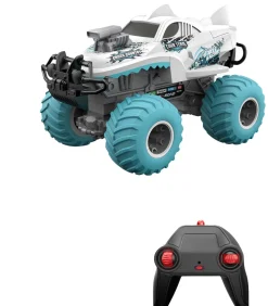 Toyworld NZ Sneak Power 1:16 Remote Control Large Wheeled Cross Country Collision Burst Vehicle White Shop