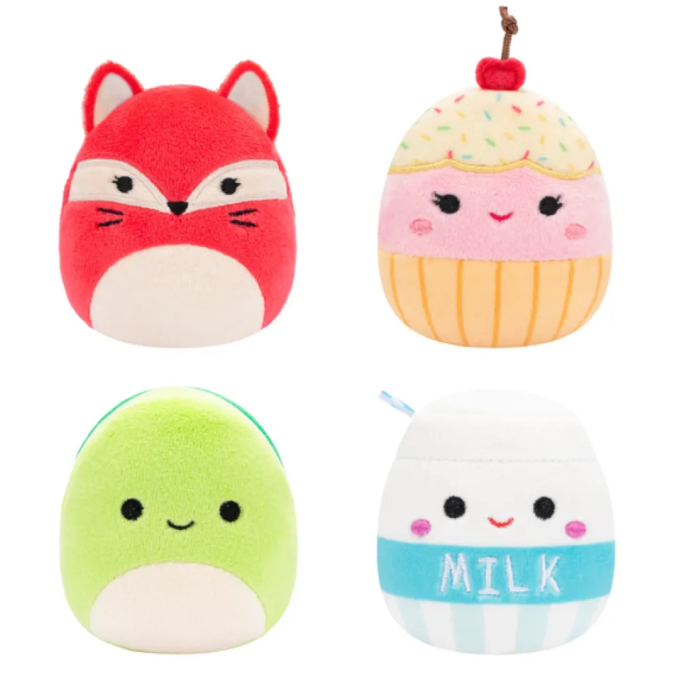 Squishmallows Squishmallow Micromallow 2.5 Inch 4 Plush Pack Best