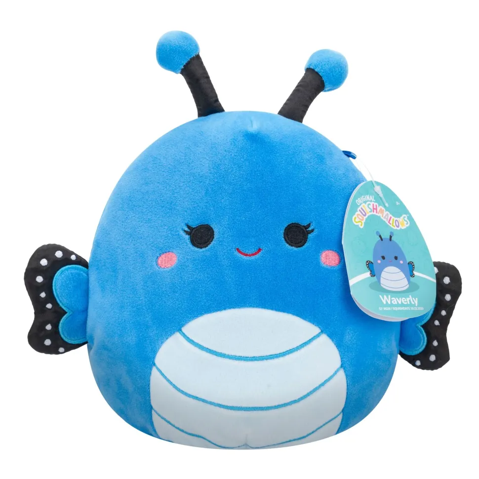 Squishmallows 7.5 Inch Plush Waverly Blue Butterfly Online