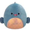 Squishmallows 7.5 Inch Plush S20 Kurtz Dark Grey Teal Piranha Shop