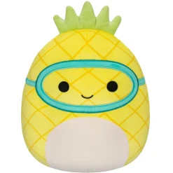 Squishmallows 7.5 Inch Plush S15 Maui Pineapple With Scuba Mask Fashion
