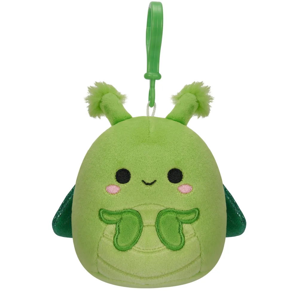 Squishmallows 3.5 Inch Plush Clip-On Trenton The Praying Mantis Best Sale