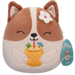 Squishmallows 7.5 Inch Plush Regina Brown And White Corgi Best Sale