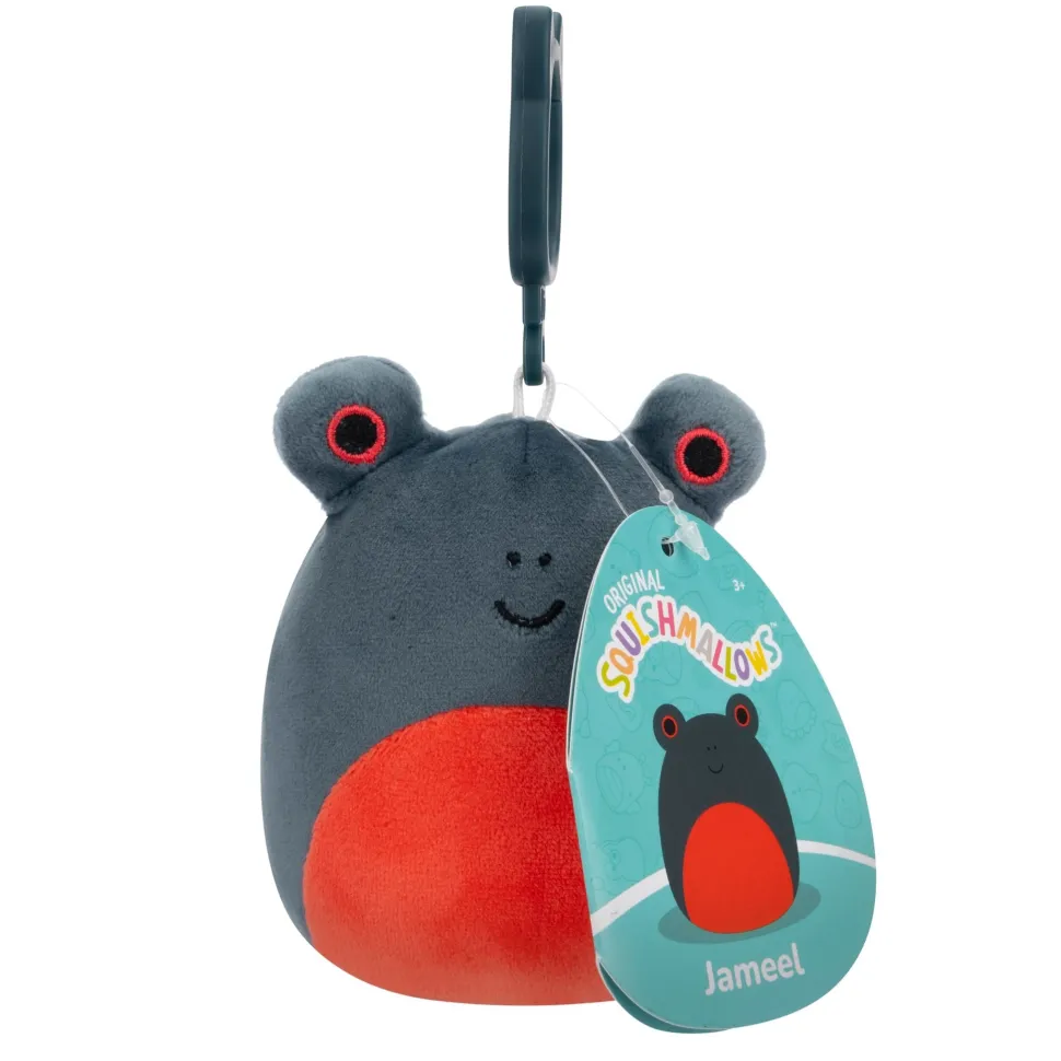 Squishmallows 3.5 Inch Plush Clip-On S20 Jameel Dark Blue Frog Best Sale
