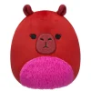 Squishmallows 7.5 Inch Plush S20 Marcia Maroon Capybara With Fuzzy Belly Online
