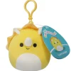 Squishmallows 3.5 Inch Plush Clip-On Lancaster The Yellow Triceratops Cheap