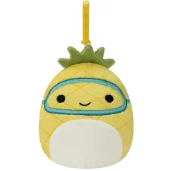 Squishmallows 3.5 Inch Plush S15 Clip-On Maui Pineapple With Scuba Mask Store