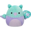 Squishmallows 5 Inch Plush Minerva Aqua And Purple Griffin Flash Sale