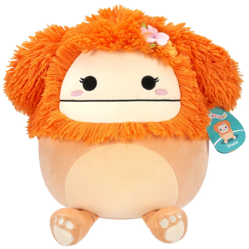 Squishmallows 12 Inch Plush Shasta The Light Orange Bigfoot New