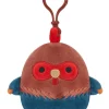 Squishmallows 3.5 Inch Plush S15 Clip-On Reed Brown And Blue Rooster Clearance