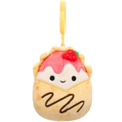 Squishmallows 3.5 Inch Plush Clip-On S20 Gasten Strawberry Crepe Sale