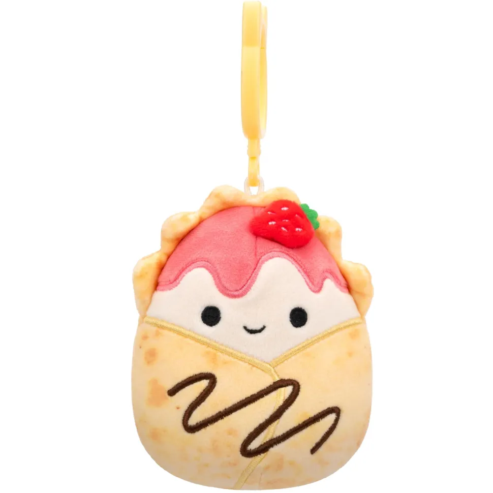 Squishmallows 3.5 Inch Plush Clip-On S20 Gasten Strawberry Crepe Sale