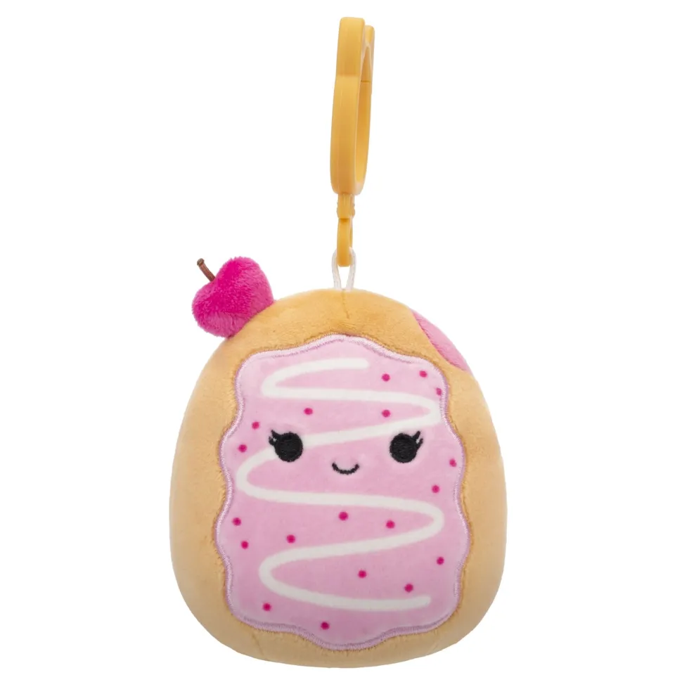 Squishmallows 3.5 Inch Plush Clip-On S20 Perl Pink Cherry Toaster Store