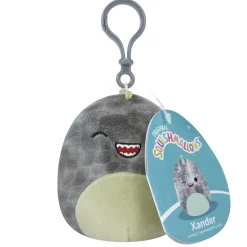 Squishmallows 3.5 Inch Plush S15 Clip-On Xander Grey Winking TRex Hot