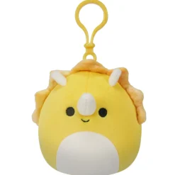 Squishmallows 3.5 Inch Plush Clip-On Lancaster The Yellow Triceratops Cheap