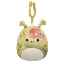 Squishmallows 3.5 Inch Plush Clip-On S20 Hawk Olive Green Tie-Dye Alien Hot
