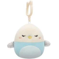 Squishmallows 3.5 Inch Plush Clip-On S20 Tycho Blue And White Parakeet Cheap