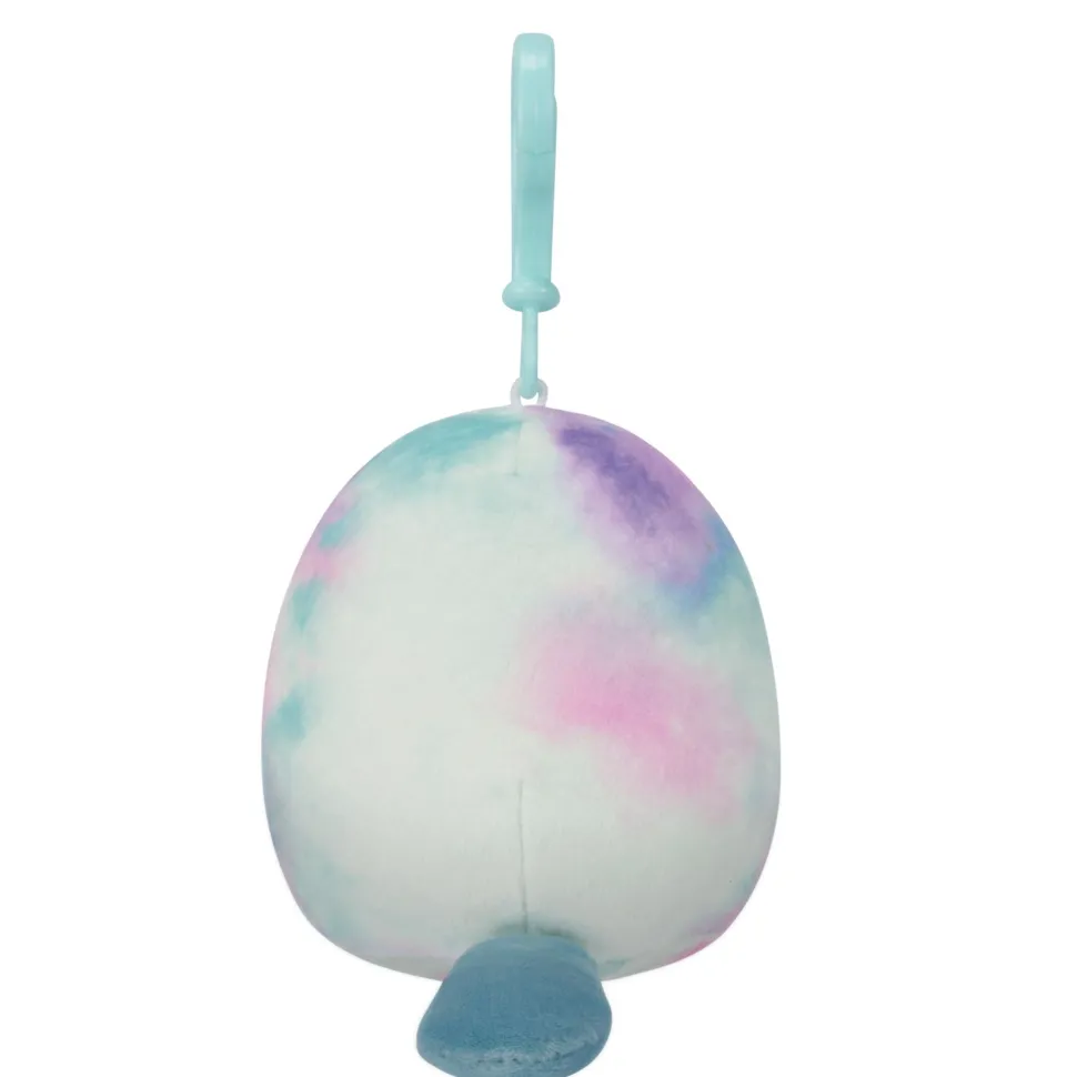 Squishmallows 3.5 Inch Plush Clip-On Mitch The WateRColor Tie-Dye Platypus Store