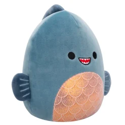 Squishmallows 7.5 Inch Plush S20 Kurtz Dark Grey Teal Piranha Shop