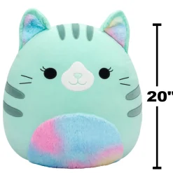 Squishmallows 20 Inch Plush Corinna Teal Cat Best Sale