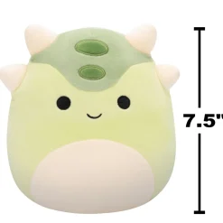 Squishmallows 7.5 Inch Plush S20 Nolan Muted Green Armored Dino Hot