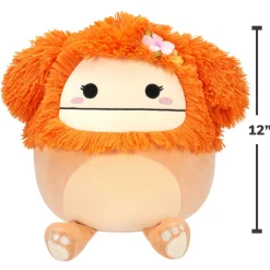 Squishmallows 12 Inch Plush Shasta The Light Orange Bigfoot New