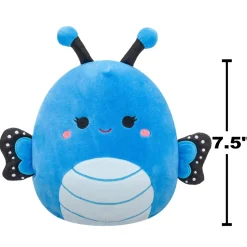 Squishmallows 7.5 Inch Plush Waverly Blue Butterfly Online