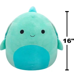 Squishmallows 16 Inch Plush Cascade The Teal Turtle New