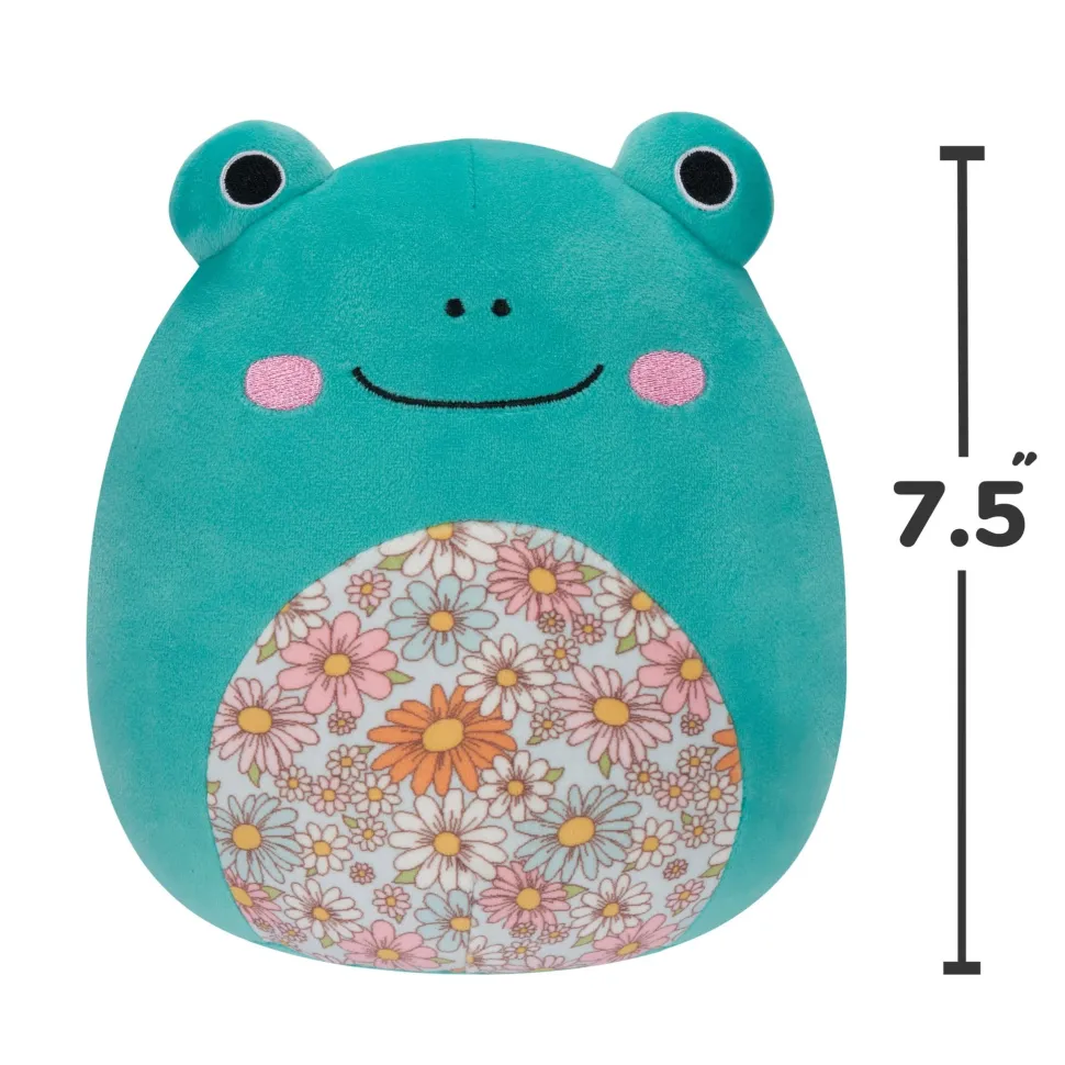 Squishmallows 7.5 Inch Plush Robert The Frog New